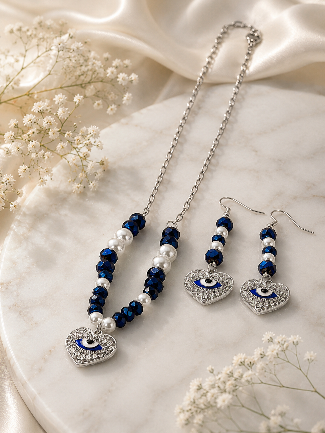 Necklace and Earrings